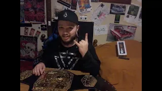 REPLICA TITLE BELT I PURCHASED OFF OF EBAY AND WWE MERCH UNBOXING