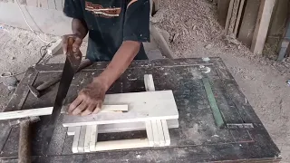 CARA MEMBUAT MEJA BELAJAR LIPAT//folding table//woodworking//hafidz kayu