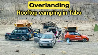 Vlog 256 | Family group camping in Tabo. Rooftop camping के असली मजे 🤗 WINTER SPITI 2023