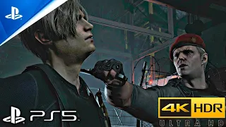 Resident Evil 4 REMAKE | Leon VS KRAUSER - LUTA COMPLETA, Dublado PT-BR 4K  2023