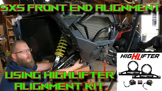 How to do a front end alignment on your SXS/UTV using the Highlifter alignment kit