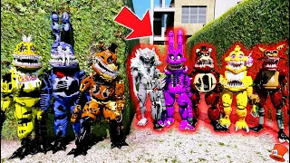 All TWISTED Animatronics VS All CORRUPTED Animatronics! (GTA 5 Mods FNAF RedHatter)