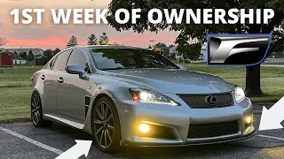 The First Modifications to my Lexus IS F! (+ POV Drive)