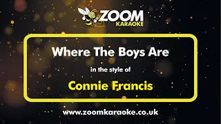 Connie Francis - Where The Boys Are - Karaoke Version from Zoom Karaoke