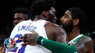 Kyrie Irving's late-game heroics carry Celtics past Joel Embiid, 76ers in overtime | NBA Highlights