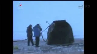 Expedition 34 - Soyuz TMA-06M Landing Replay NASA TV