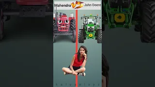 Mahindra tractor Vs John Deere #shorts #youtubeshorts @MRINDIANHACKER