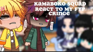 Kamaboko squad +aoi and muichiro react to my fyp| cringe| loud| swearing|