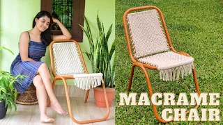 Macrame Chair : part 1 ll Recycling an old chair