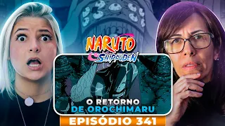 NARUTO SHIPPUDEN - EPISODIO 341: OROCHIMARU VOLTOU! [REACT]