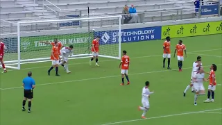Jorge Luna with a Goal vs. North Carolina FC