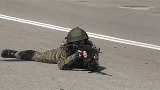 Луганск 2019, День открытых дверей, Показательные выступления СОБР МВД ЛНР