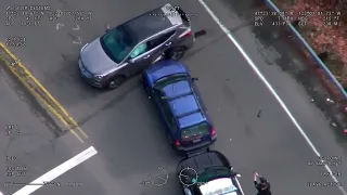 POLICE CHASE HIGHLIGHTS - RAW Guardian One footage of two carjackings & pursuit in South King County