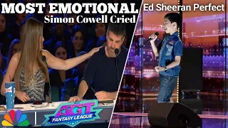 Ed Sheeran's The Perfect Song, Made Simon Cowell Cry when Sung by a Child on AGT 2024