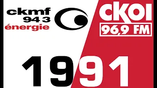 CKMF - Chansons de l'année 1991