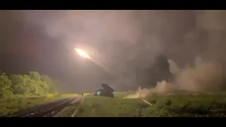 Реактивна артилерія 4-ї ОТБр знищує росіян в районі Бахмуту та Соледару