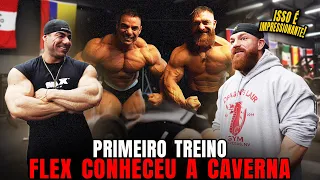 PRIMEIRO TREINO DO FLEX LEWIS NA CAVERNA! | RAFAEL BRANDÃO