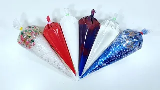 Tedy Tells...How to Make Crunchy Slime with Piping Bags | Creative Slime | Slime Story | 140