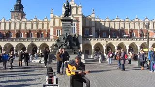 Imad Fares - Pharaon. Music in the streets of Krakow (Poland)