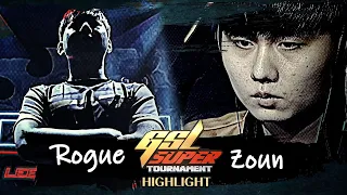 엄살 저그 vs 돌풍 토스 |  2021 GSL 슈퍼토너먼트 S2 | 이병렬(Rogue) vs 박한솔(Zoun