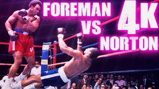 George Foreman vs Ken Norton (Highlights) 4K