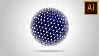 😍 How to create Spherical Tesseract Shape in Adobe Illustrator Tutorial