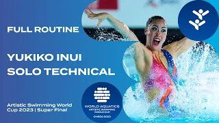 Another Gold 🥇 for the greatest ever? Yukiko Inui's Solo Techincal Routine