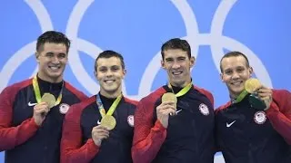 Olympics: US swimmers talk medals, doping