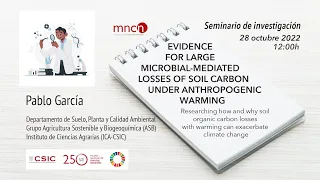 Evidence for large microbial-mediated losses of soil carbon under anthropogenic warming