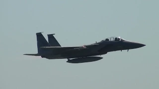 USAF F-15 Takeoff and Unrestricted Climb Portland Airport (PDX)