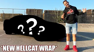 I WRAPPED MY BROTHERS HELLCAT CHARGER! *EMOTIONAL SURPRISE*