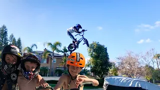 Connor Landed a NEW BMX TRICK!