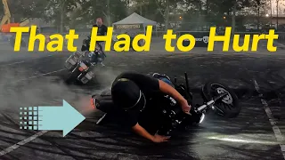 Harley Davidson Stunt Fails | That had to HURT!