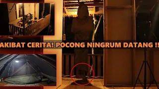 SIAPA YANG KETOK PINTU?! MENGINAP SENDIRI DIRUMAH POHON DITENGAH HUTAN !!!