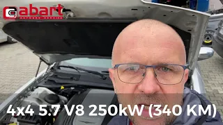 Szwajcarski Amerykanin Chrysler 300C 5.7 V8 Hemi oszczędza po montażu instalacji gazowej w Abart Wro