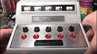 1971 Waco Draw Poker Electromechanical Machine Toy Review 50+ YEARS OLD!