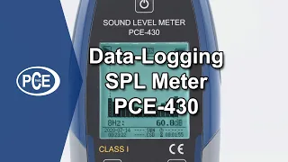 Data-Logging SPL Meter PCE-430