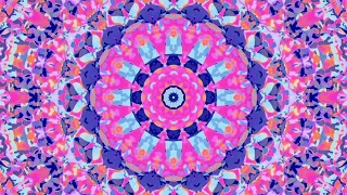 Chill Ambient Music for Sleep/Study/Relaxation/Meditation, Groovy Trippy Colorful Mandala Animation