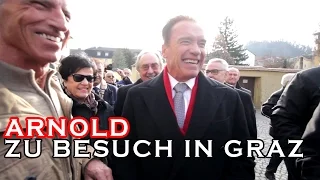 Arnold Schwarzenegger zu Besuch in Graz - Trainingsvideo mit Karl und Arnold?!