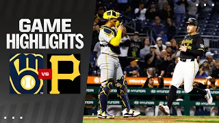 Brewers vs. Pirates Game Highlights (4/22/24) | MLB Highlights