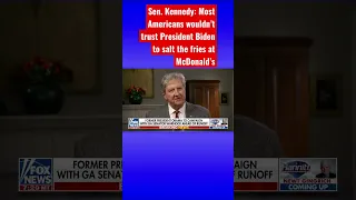 Sen. John Kennedy roasts Biden’s low approval ratings #shorts