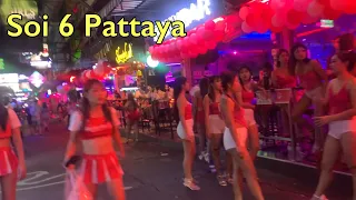 🇹🇭Soi 6 Pattaya Thailand. Friday night March