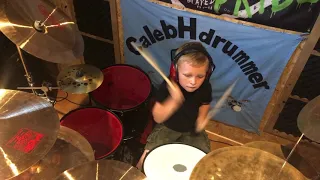 Slipknot - Sulfur - Drum Cover 🥁Caleb H - Age 6