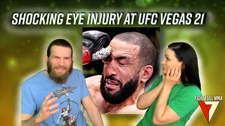 Leon Edwards vs Belal Muhammad REACTION and Belal Muhammad Eye Injury UFC Vegas 21