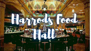 HARRODS CHRISMAS FOOD HALL 2021 | LUXURY FOOD HALL | WALKING TOUR | LONDON