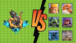 Clash Of Clan | X-Bow Builder Base Vs All Troops Builder Hall #foryou #funny #gaming #clashofclan