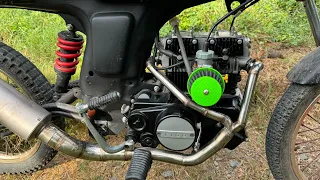 I combine 2 regular 50cc engines into 1 100cc U engine