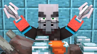 Villager vs Pillager Life 4 - Minecraft Animation