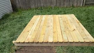 Pallet floating deck (Build Series)- Episode 40