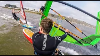 Poole Harbour Windsurfing Action 2020!